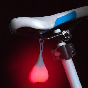 Fietsbal (Rood) -Fietslampje in balzak vorm